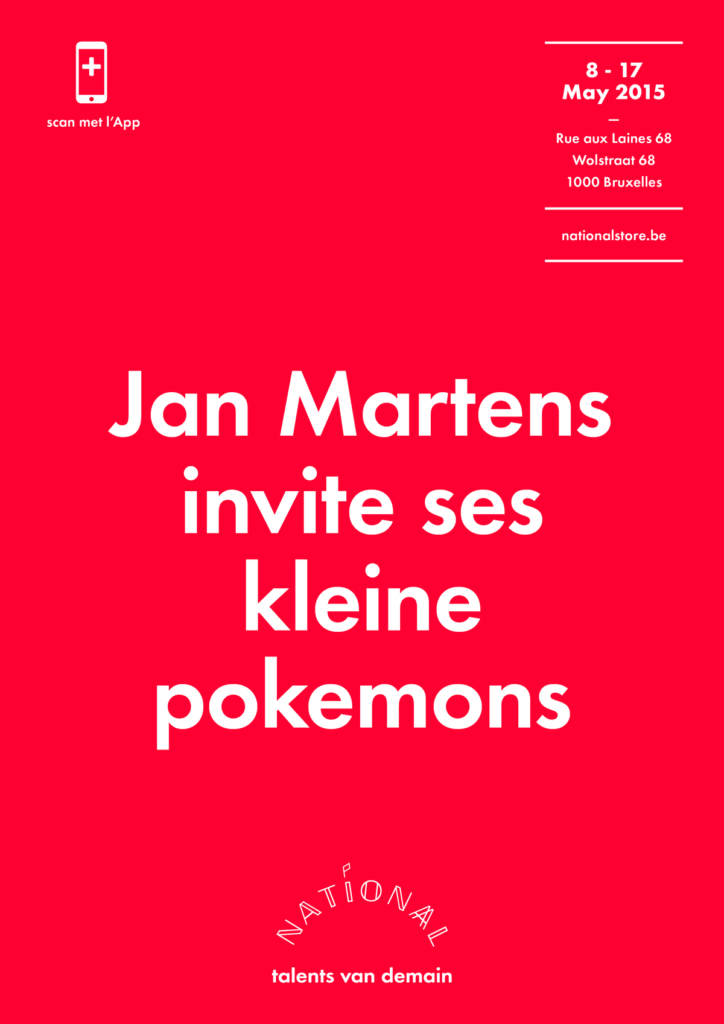 Jan Martens invite ses kleine pokemons
